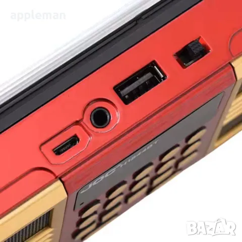 Радио дигитално JOC - H1811BT USB TF Bluetooth, снимка 2 - Радиокасетофони, транзистори - 48587557