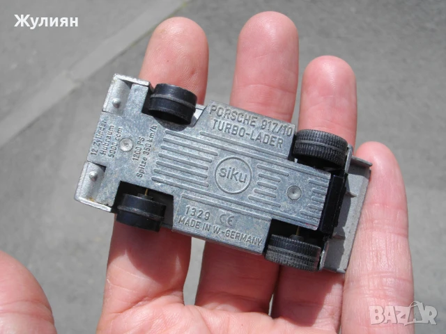 СТАРА МЕТАЛНА КОЛИЧКА PORSCHE 917/10 SIKU W. GERMANY , снимка 5 - Антикварни и старинни предмети - 50503426