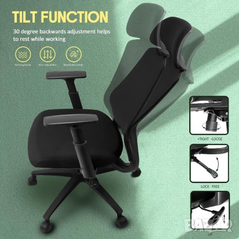 ПРОМОЦИЯ Ергономичен офис стол CEC001(ES-200-1/ES-200-2), снимка 7 - Столове - 42086682