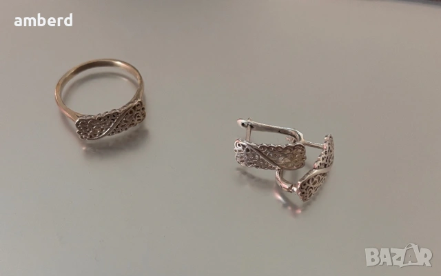 Сребърен комплект “Орисано”, снимка 5 - Бижутерийни комплекти - 54276260