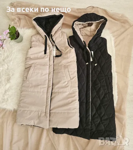 Дамски Двулицев Елек - Налични Различни Цветове Код LFS301, снимка 7 - Елеци - 49031363