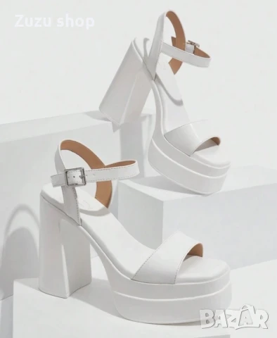 Дамски сандали на висок ток, снимка 4 - Сандали - 50814140