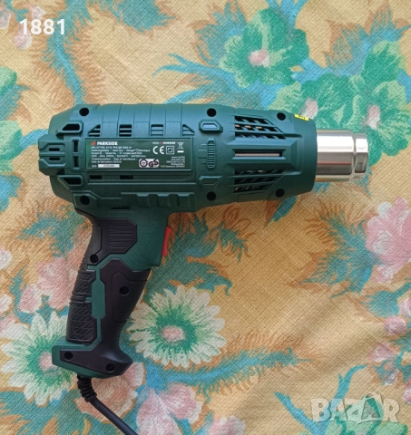 Пистолет за горещ въздух PARKSIDE 2000 W в комплект с 3 броя дюзи от благородна стомана. Нов., снимка 4 - Други инструменти - 51618878