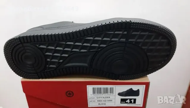 Маратонки Runners, RNS-242-5480, Черен, снимка 3 - Маратонки - 48767328