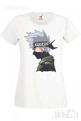 Дамска тениска Naruto Kakashi 02,Анимация,игра,Празник,Повод., снимка 3 - Тениски - 37945888