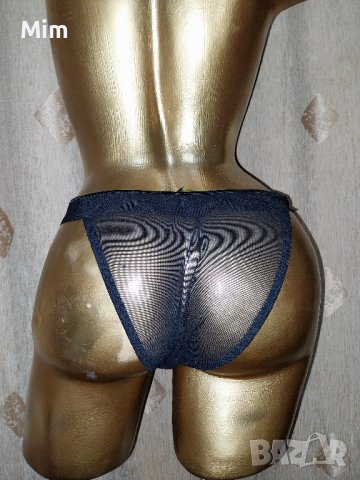 Dia Dema 38/40 Черна изрязана бикина от еластичен тюл , снимка 2 - Бельо - 42231224