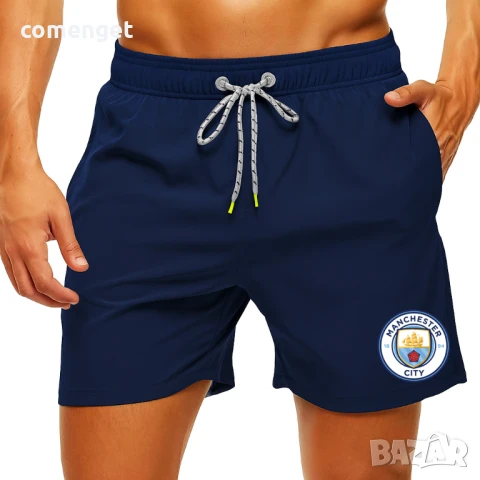 ЛЯТО 2025! Мъжки бански / плувни шорти MANCHESTER CITY / МАНЧЕСТЪР СИТИ - 3 цвята!, снимка 2 - Бански - 50837426