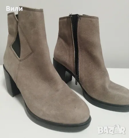 Дамски боти естествена кожа - 37 номер, снимка 2 - Дамски боти - 48492651