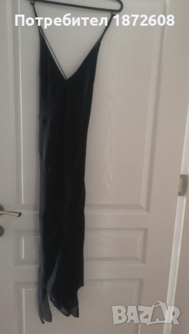 Дамска черна рокля, размер S., снимка 3 - Рокли - 44719122