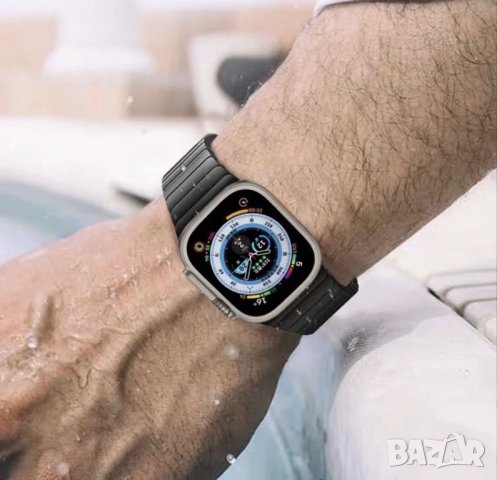 Метални каишки за Apple Watch Ultra 2/1 9/SE3/8/SE2/7/6/SE1, снимка 2 - Аксесоари за Apple - 42074772