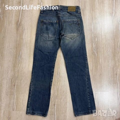 Мъжки дънки G-Star Raw 3301, сини, прави, размер W31 L32, снимка 6 - Дънки - 53047220