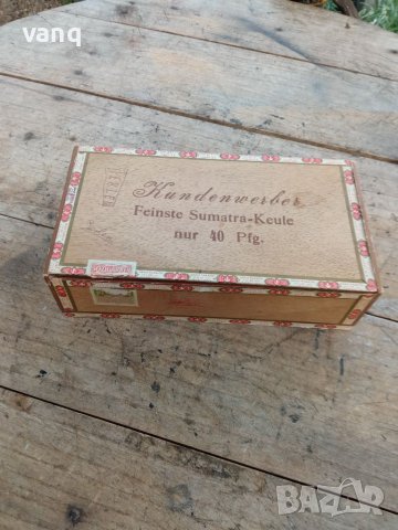 Дървена кутия за пури
