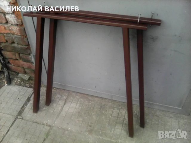 Метални   крака  за  маса  / пейка -   височина  80  см   -  ширина  /  75  см   .   , снимка 5 - Други инструменти - 49914161
