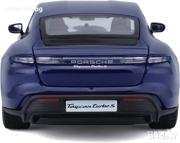 Метални колички: Porsche Taycan Turbo S (J1) – 1:24, снимка 6 - Колекции - 55983854