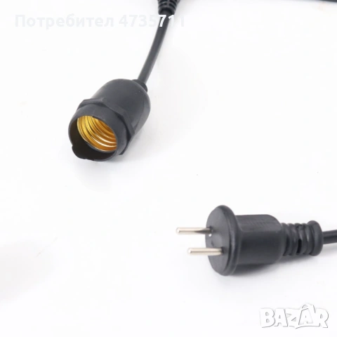 Кабел с фасунги, декоративно осветление, снимка 2 - Декорация за дома - 54089319