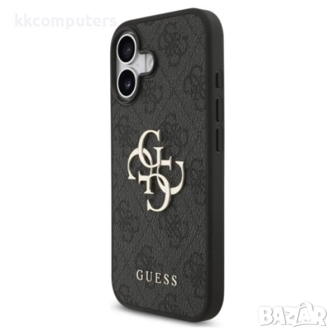 Оригинален кейс Guess Big 4G Logo Classic, За iPhone 17 (6.3), Черен, снимка 3 - Калъфи, кейсове - 51825798