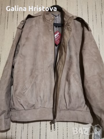 ЧИСТО НОВО  КОЖЕНО ЯКЕ РАЗМЕР XL , снимка 3 - Якета - 30369942