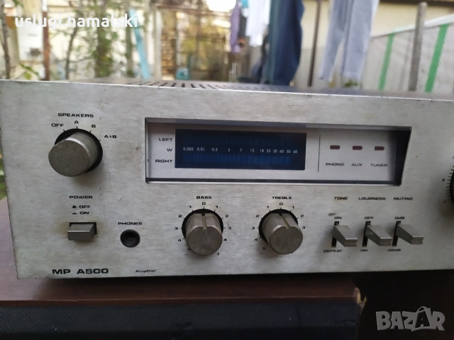 Ретро усилвател, снимка 2 - Ресийвъри, усилватели, смесителни пултове - 52805736