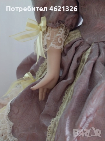 Винтидж колекционерска порцеланова кукла Андреа Alberon Collection нова висока, снимка 9 - Декорация за дома - 52043519