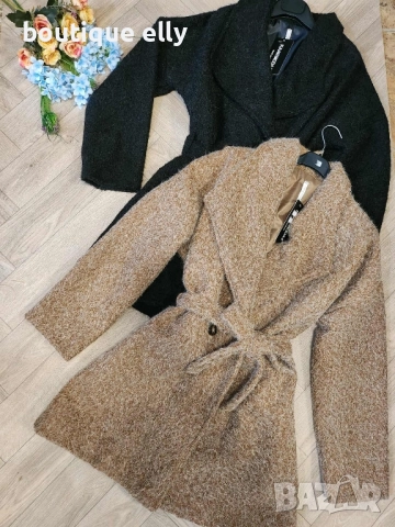 дамско палто в сиво и черно, снимка 2 - Палта, манта - 52071155