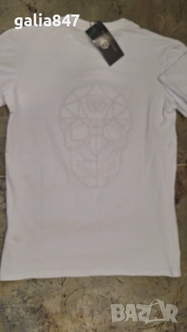 Philipp Plein блузка размер S, снимка 3 - Тениски - 54249728