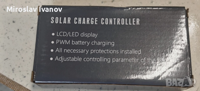 соларен контролер solar controller , снимка 3 - Къмпинг осветление - 52477953