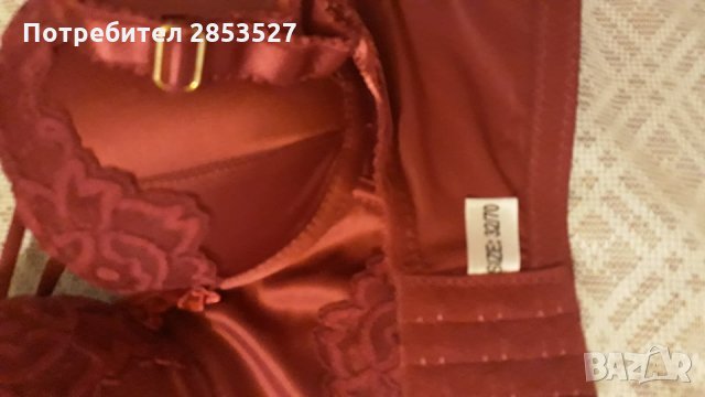 Сутиен/Бюстие в цвят бордо, снимка 10 - Бельо - 31665236