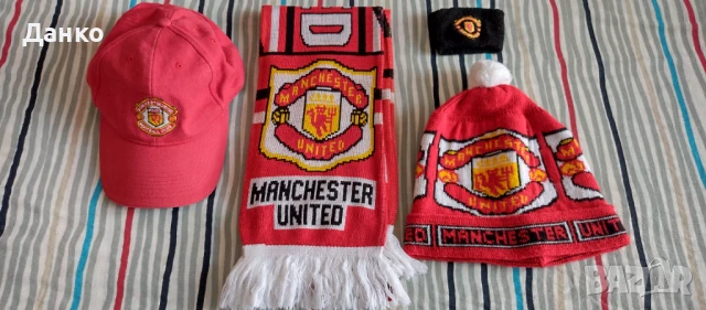 Manchester United / Манчестър Юнайтед аксесоари (шапка, шал, лента)