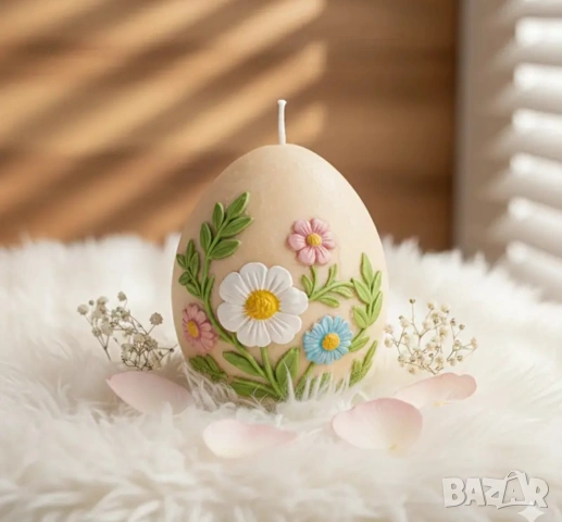 Молд яйце с цветя , снимка 2 - Форми - 53039914