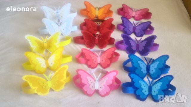 Ръчно изработени коронки от филц, снимка 6 - Други - 28158574