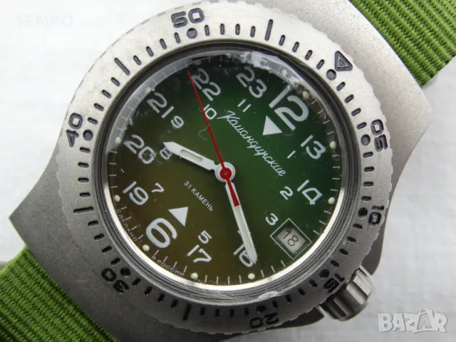 ВОСТОК КОМАНДИРСКИЕ АВТОМАТИЧЕН  ref: 280989 "Ратник", снимка 12 - Мъжки - 47886492