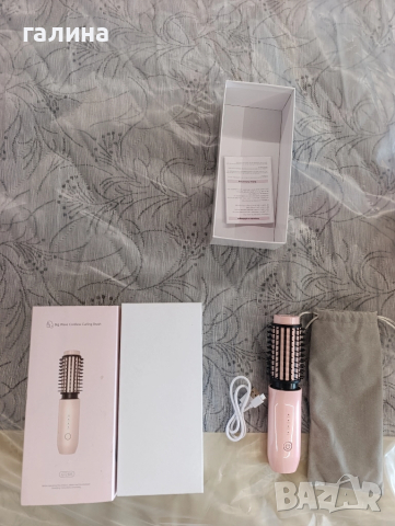 Big Wave GT2305 – Безжична четка за изправяне и накъдряне на коса, снимка 5 - Преси за коса - 52381461