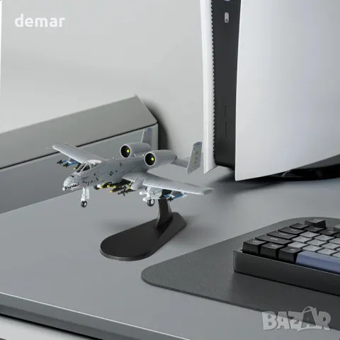 NUOTIE 1/100 A-10 Thunderbolt II (Warthog)-предварително сглобен метален модел на самолет - VX-23, снимка 5 - Други ценни предмети - 50322017