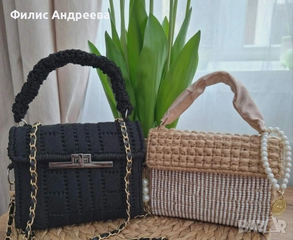 Ръчно изработени дамски чанти ✨, снимка 17 - Чанти - 53949324