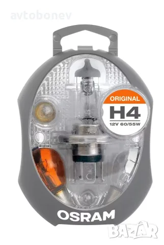 Комплект резервни автомобилни крушки OSRAM H4