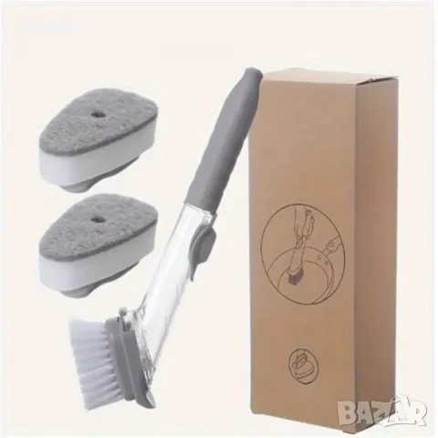 Четка за миене с резервоар + 2 резервни приставки