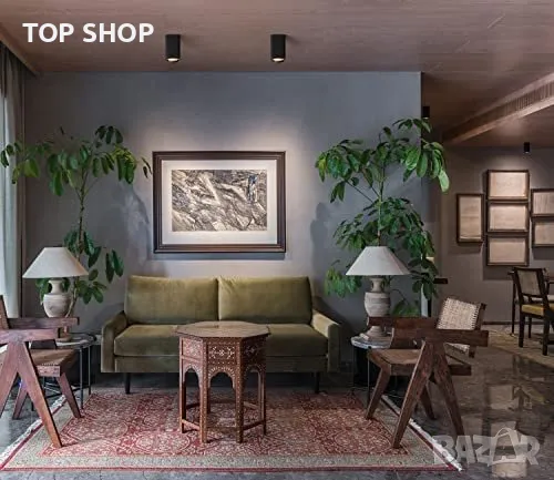 Нова Алуминиева LED лампа за таван стая балкон осветление 10W 3000K, снимка 4 - Лампи за таван - 49945138