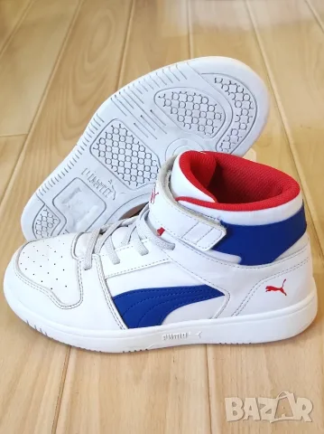 Маратонки Puma Rebound Layup Mid размер 34, снимка 3 - Детски маратонки - 56362772