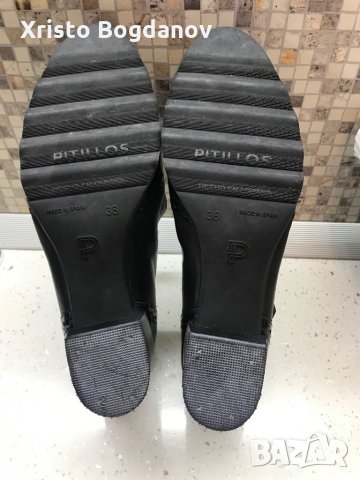 Дамски летни обувки със ток ,,PITILLOS” номер 38, снимка 6 - Дамски обувки на ток - 29812801