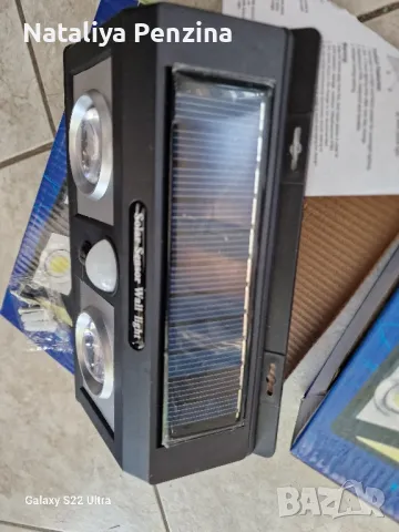 2 броя. Соларна лампа KlaussTech с LED 0,2 W, сензор за движение, снимка 3 - Соларни лампи - 49232857