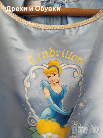 Детска дълга рокля Пепеляшка, снимка 2 - Детски рокли и поли - 54339479