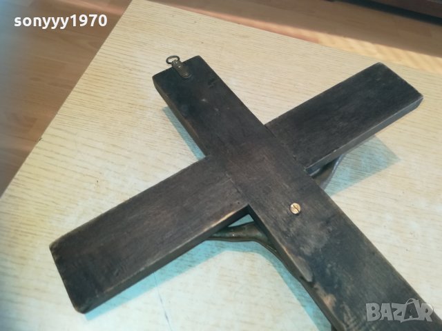 поръчан-тежък масивен кръст-мед/месинг 2301211906, снимка 17 - Колекции - 31530573