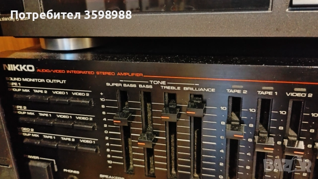 Nikko na-1050, снимка 2 - Ресийвъри, усилватели, смесителни пултове - 52876203