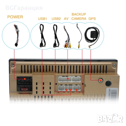 Мултимедия 7 инча, 13 Android с Bluetooth, снимка 4 - Друга електроника - 52258251