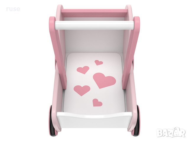 НОВИ! Дървена количка за кукли, снимка 3 - Други - 42757935