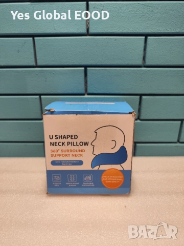 Mineup възглавница за пътуване от мемори пяна за самолет и кола черна, снимка 8 - Други - 52289307