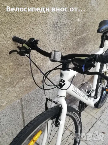 Алуминиев велосипед 28 цола 21 скорости палцови команди shimano много запазено технически ок , снимка 3 - Велосипеди - 48499019