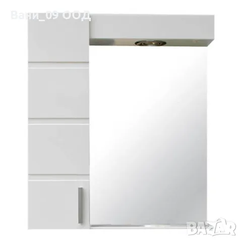 Горен шкаф за баня с LED осветление 