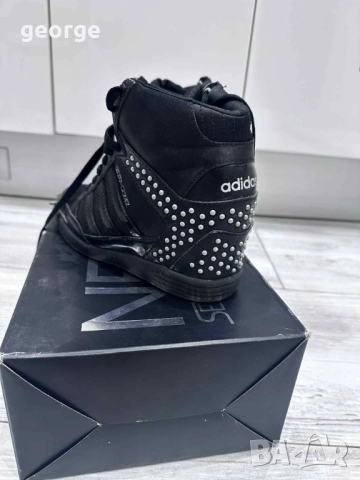 Маратонки Adidas Selena Gomez Wmns BB Neo Wedge Black - 37.5 номер, снимка 12 - Маратонки - 52249012