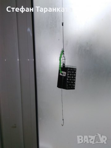 185  монтаж на фидер 40 грамова метална хранилка, снимка 1